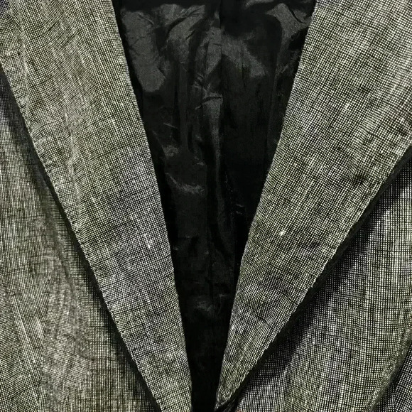 Ann Taylor Loft Womens 4 Blazer Jacket Gray Two Buttons Career (0463) - Picture 8 of 11